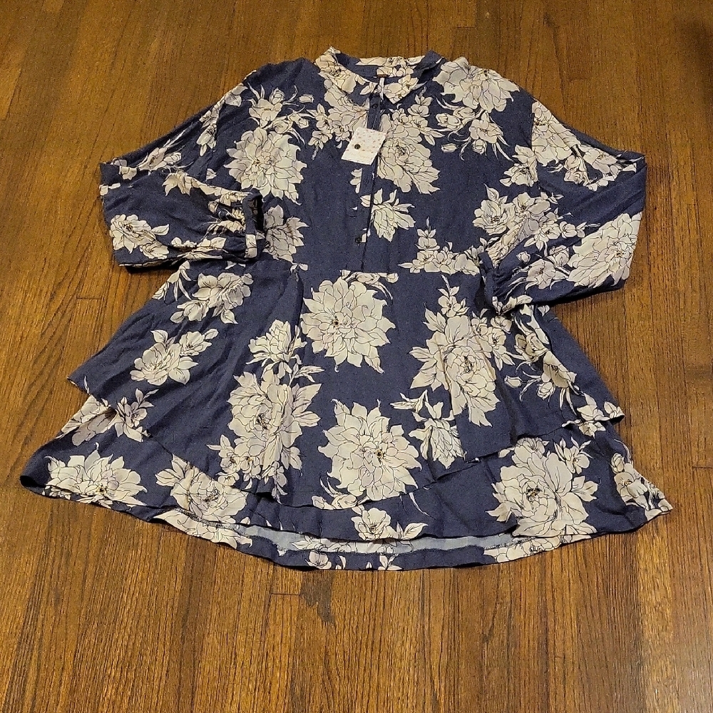 Free People Floral Tunic Dress